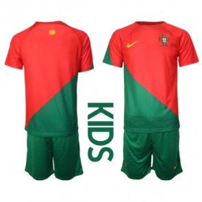 Portugal Domaci Dres za Dječji SP 2022 Kratak Rukavima (+ kratke hlače)